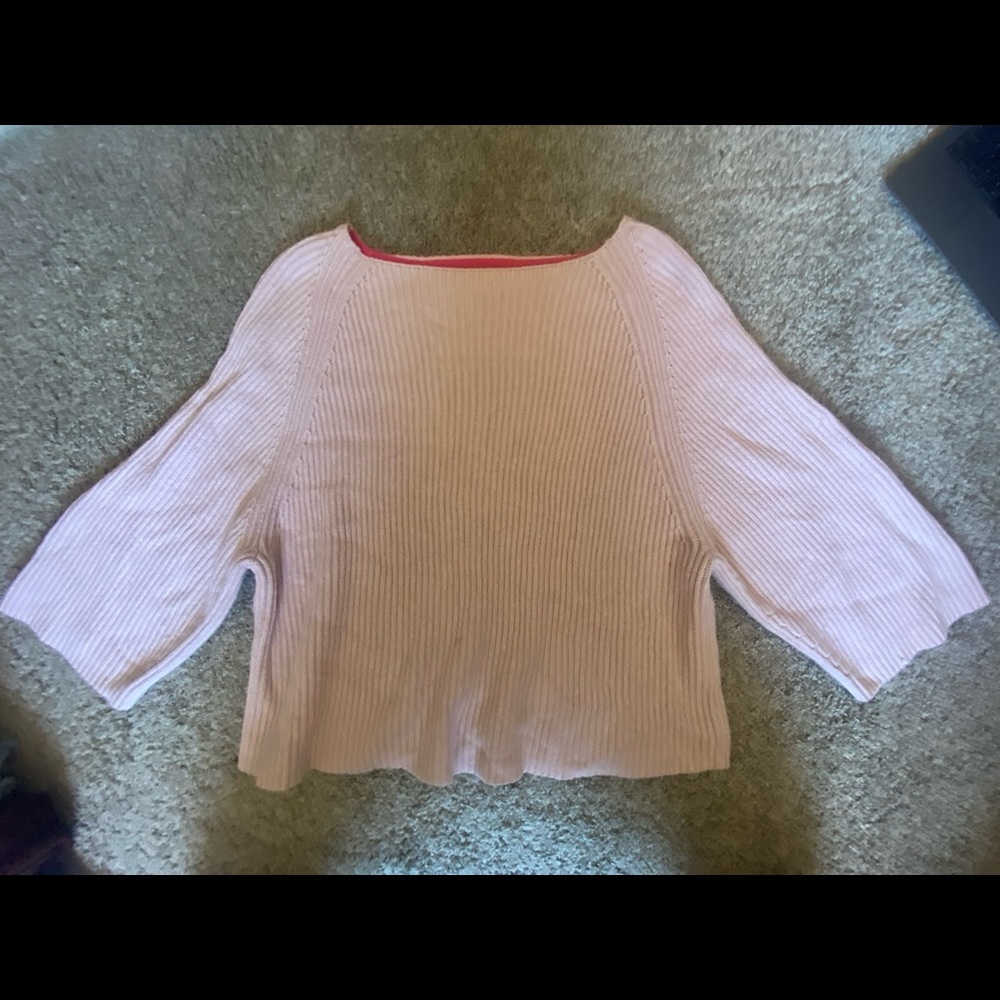 LOU AND GREY never worn pink over sized sweater